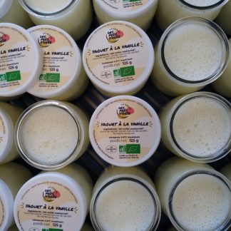 Yaourt à la vanille 125 g (par 4)